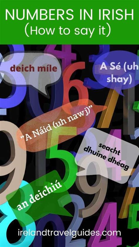 rules for numbers in irish.